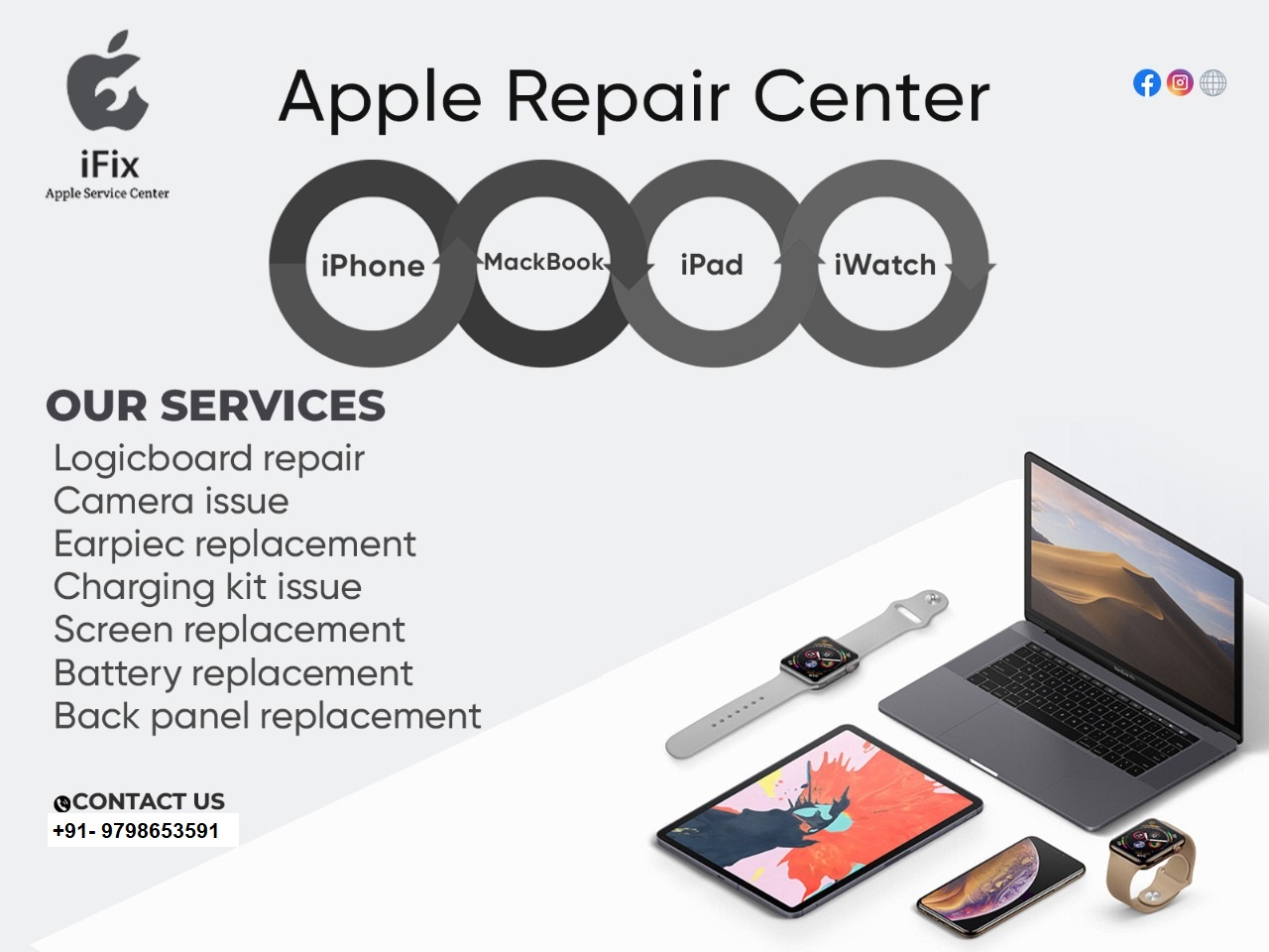 Apple Service Center in Patna 99.9 Repair Result Low Cost